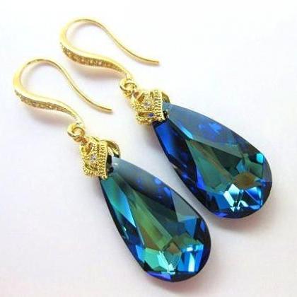 Bermuda Blue Earrings & Necklace Gi..