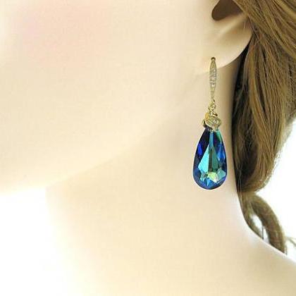 Bermuda Blue Earrings & Necklace Gi..