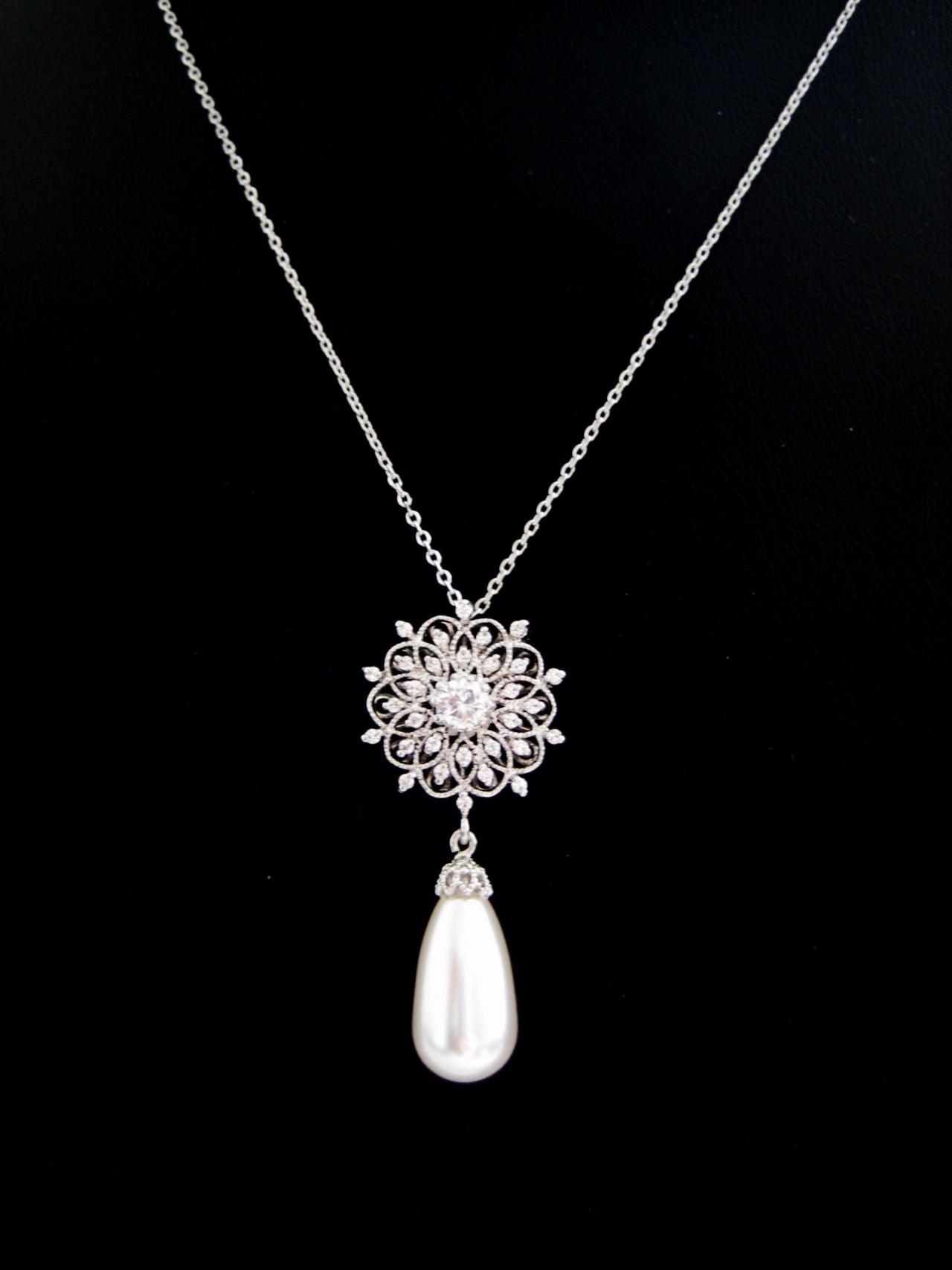 Bridal,Prom,Bridesmaids,Choose 1,2 or 3 UK White Large /& Small Pearl Necklaces